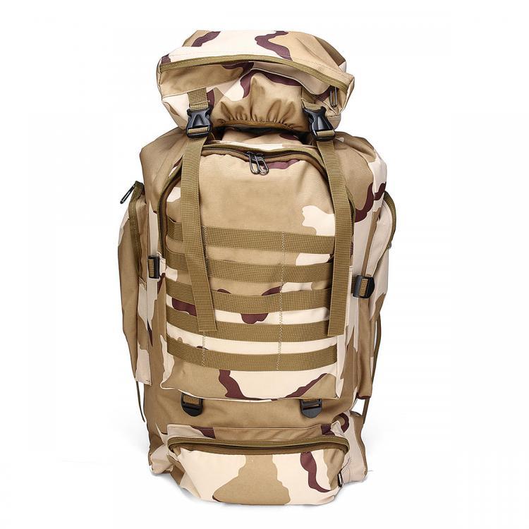 shopping ילקוטים ותיקי בית ספר 80L Outdoor Military Rucksacks Tactical Bag Camping Hiking Trekking Backpack