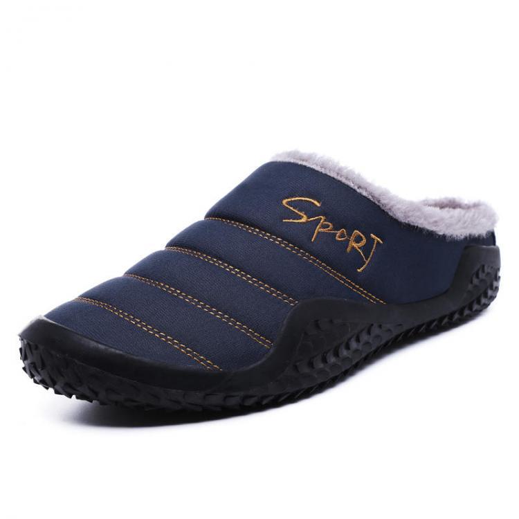 shopping נעלי גברים Men Daily Soft Home Warm Plush Lining Slippers