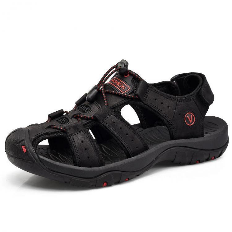 shopping נעלי גברים Men Toe Protection Soft Sole Beach Outdoor Sandals