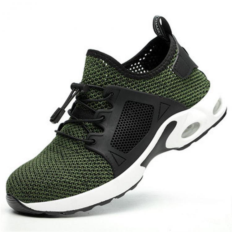 shopping נעלי גברים Men Steel Toe Breathable Anti-Slip Puncture Proof Lightweight Safety Work Shoes