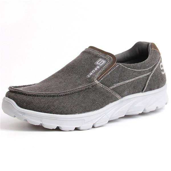 shopping נעלי גברים Large Size Comfy Cloth Light Weight Casual Slip On Sneakers for Men