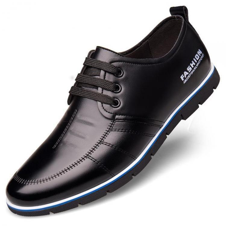 shopping נעלי גברים Men Microfiber Soft Sole Comfy Business Casual Oxfords