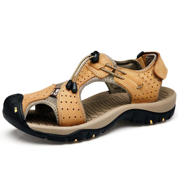 shopping נעלי גברים Men Breathable Comfy Wear Resistance Outsole Outdoor Sandals Hook Loop Shoes