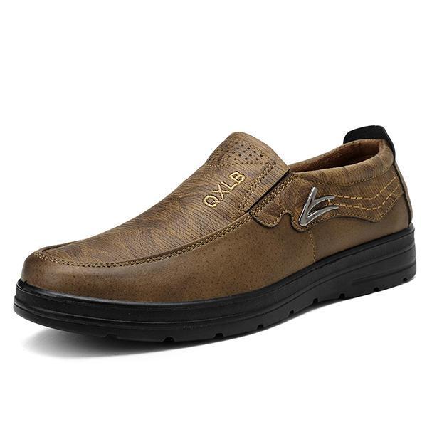 shopping נעלי גברים Large Size Comfy Microfiber Leather Casual Oxfords Soft Shoes
