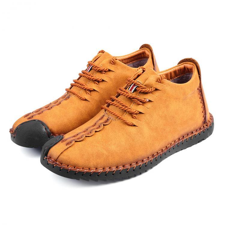 shopping נעלי גברים Men Causal Soft Sole Leather Daily Ankle Boots