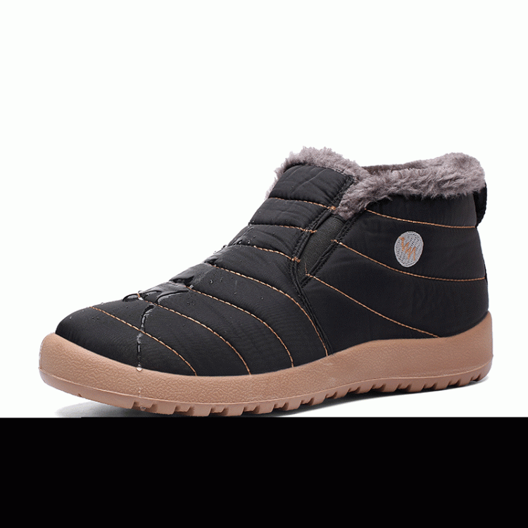 shopping נעלי גברים Men Casual Daily Warm Plush Lining Waterproof Snow Boots
