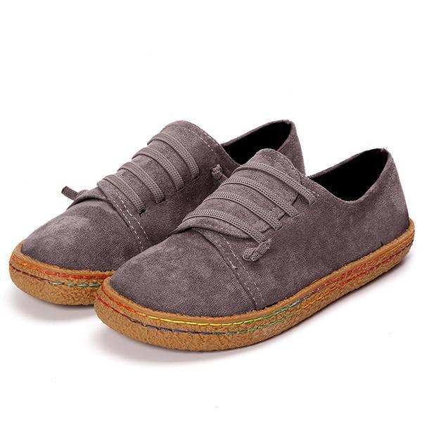 shopping נעלי נשים US Szie 5-11 Women Slip On Comfy Suede Flat Loafers