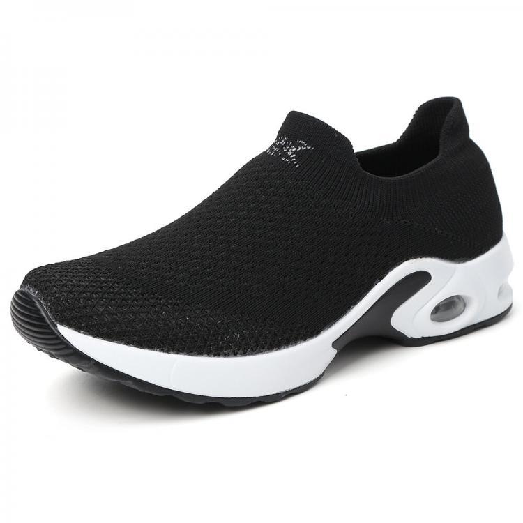 shopping נעלי נשים Women Light Mesh Walking Casual Comfy Slip On Sneakers