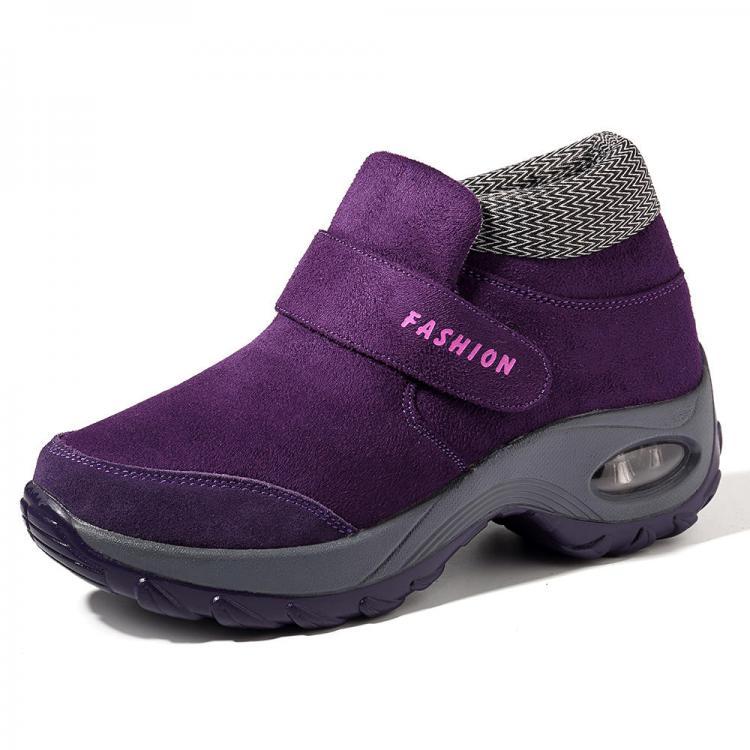 shopping נעלי נשים Large Size Women Casual Comfortable Hook Loop Sneakers