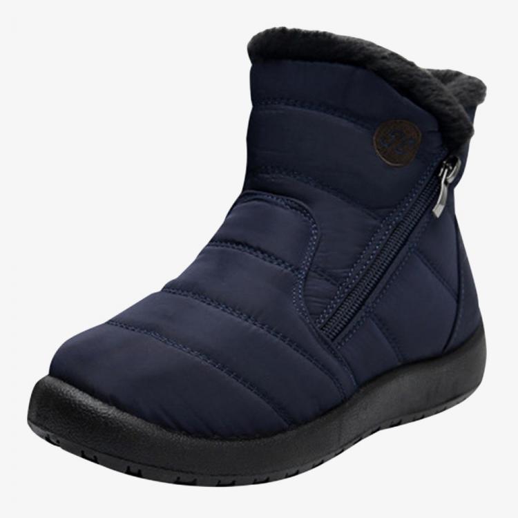 shopping נעלי נשים Women Plus Size Water Resistant Soft Sole Plush Lining Warm Winter Ankle Snow Boots