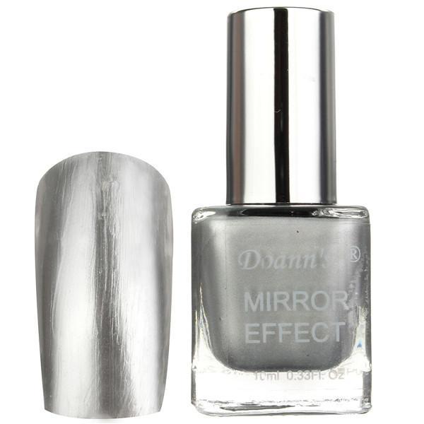 shopping ציפורניים 5 Colors 10ML Metallic Mirror Specular Effect Metal Silver Nail Art Polish Varnish