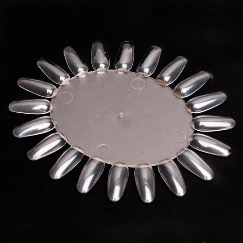 shopping ציפורניים Clear Nail Art Display Tips Practice Round Wheel Tool
