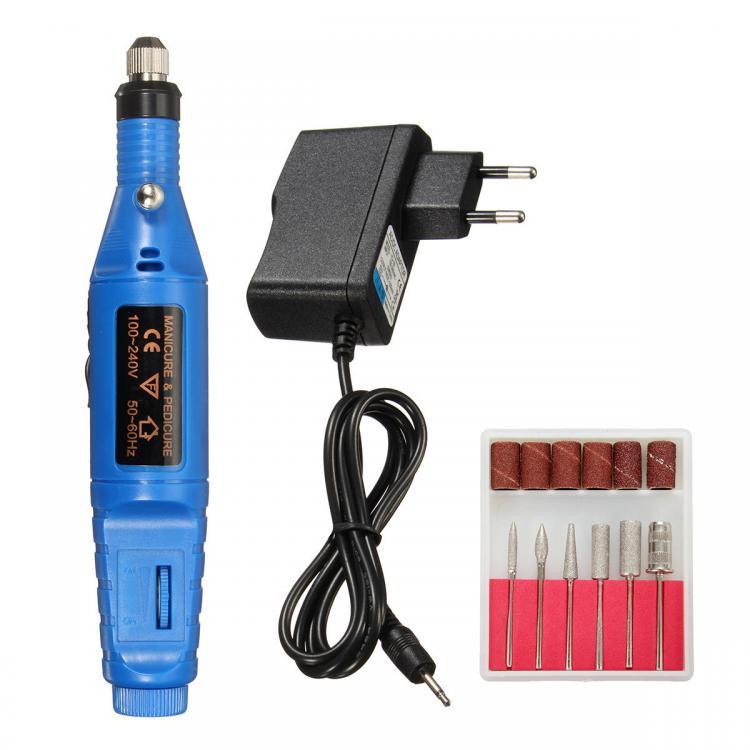 shopping ציפורניים Electric Nail Drill Pen Metal Bits File Grinding Polishing Engraving Cutting Pedicure Machine