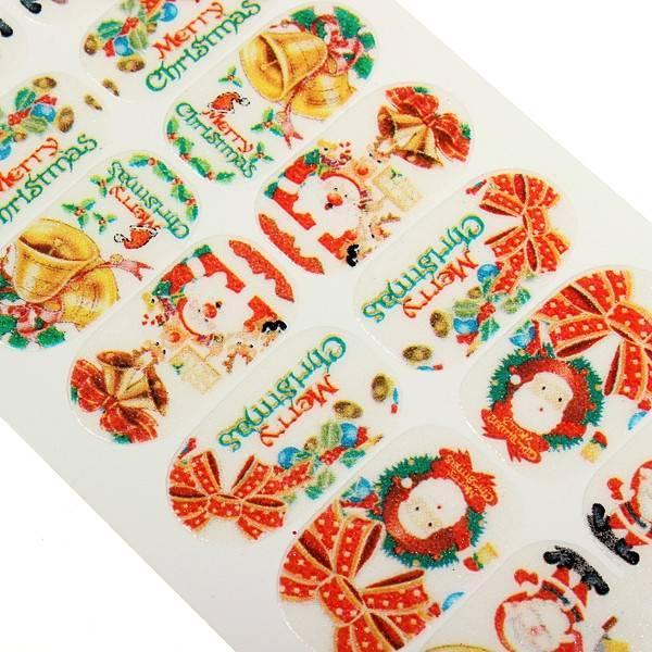 shopping ציפורניים Christmas Nail Art Decoration Transfer Manicure Tips Decal Stickers