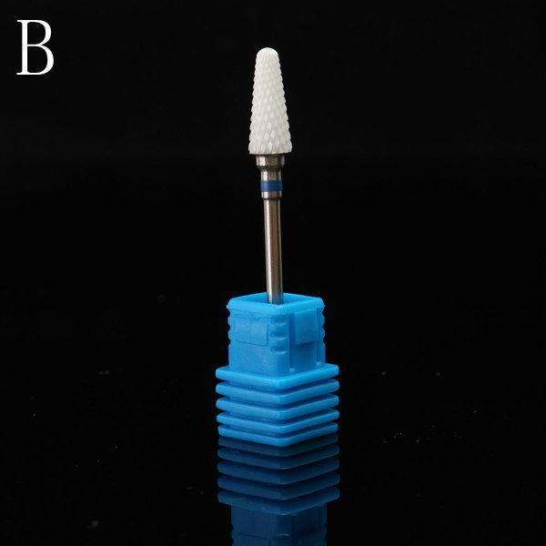 shopping ציפורניים 3/32" Ceramic Nail Drill Bit Pedicure Manicure Tool Sanding File Polish Gel Remover