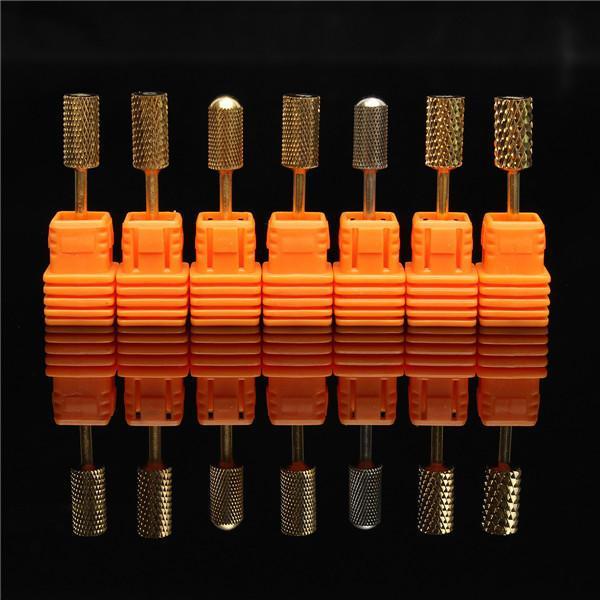 shopping ציפורניים Stainless Steel Smooth Nail Drill Bits Machine Manicure Tools Polish File Grinding 3/32''