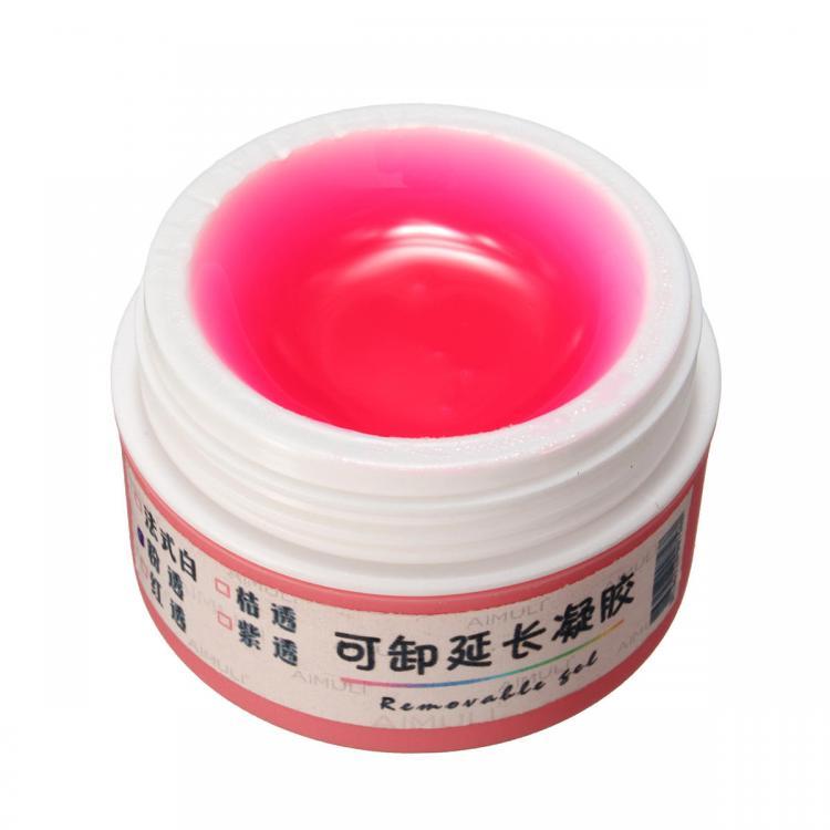shopping ציפורניים 5 Colors Nail Art Gel Extension Manicure Model Transparent Clear Phototherapy DIY Design
