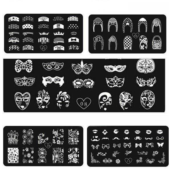 shopping ציפורניים Stainless DIY Nail Art Image Stamping Plate Stamp Image Template