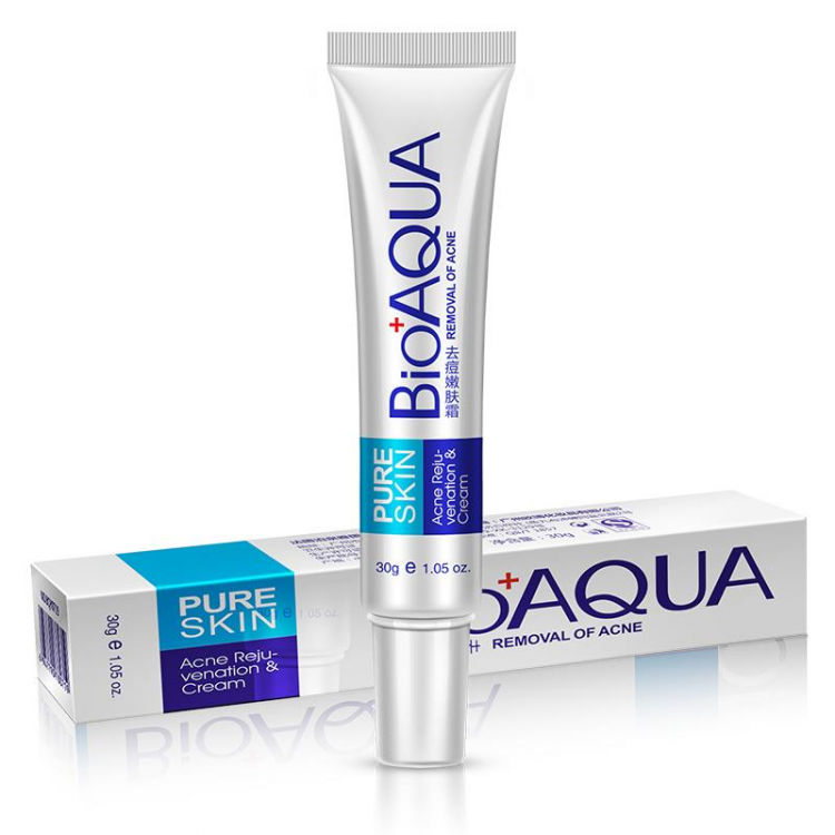 shopping טיפוח העור BIOAQUA Acne Treatment Cream Facial Scar Mark Lightning Oil Control Shrink Pores Moisturizer