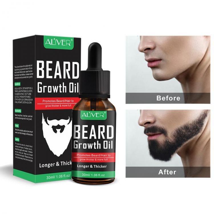 shopping טיפוח העור Men Beard Growth Liquid Maintenance Beard Growth Essential Oil 30ml Beard Hair Care