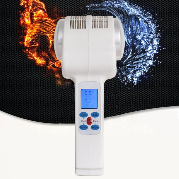 shopping טיפוח העור Ultrasonic Cryotherapy Hot Cold Hammers Lymphatic Ultrasound Body Face Massager