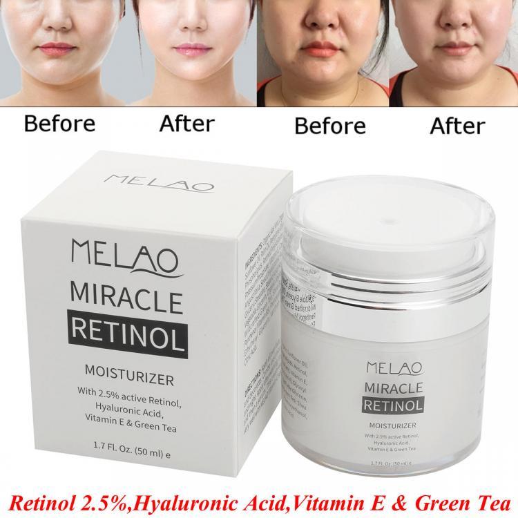 shopping טיפוח העור Melao 2.5% Retinol Vitamin E Facial Moisturizer Cream