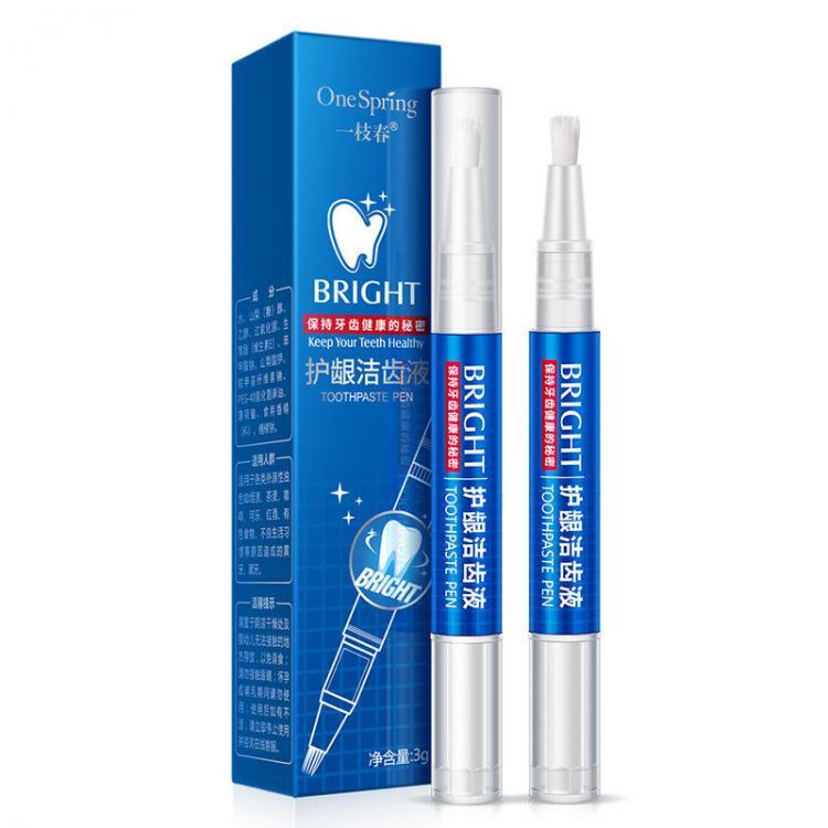 shopping טיפוח העור Teeth Brightening Pen Tooth Tartar Stains Remover Teeth Whitening for Yellow Teeth Smoked Oral Care Soft Brush Toothpaste Pen