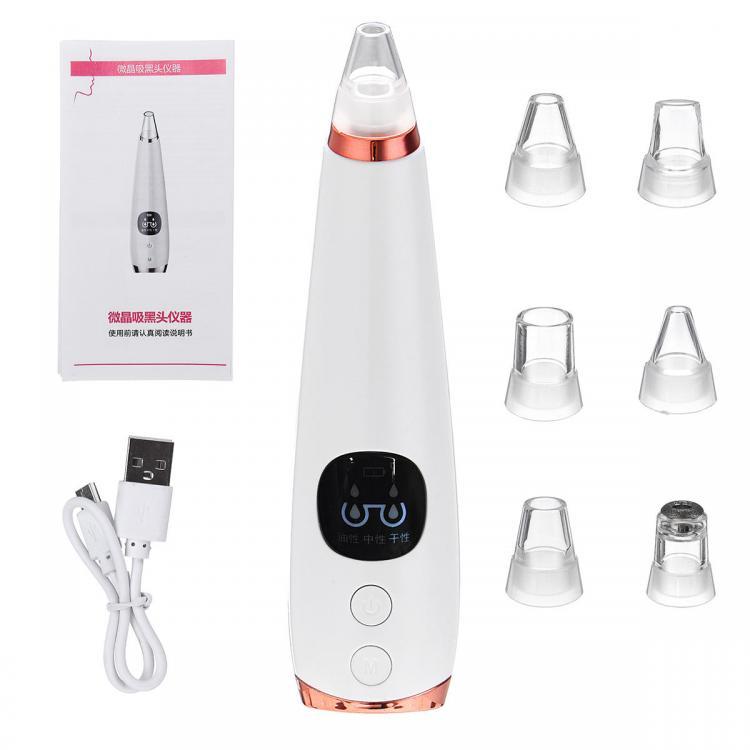 shopping טיפוח העור 3 Gears USB Electric Facial Pore Cleanser Blackhead Remover
