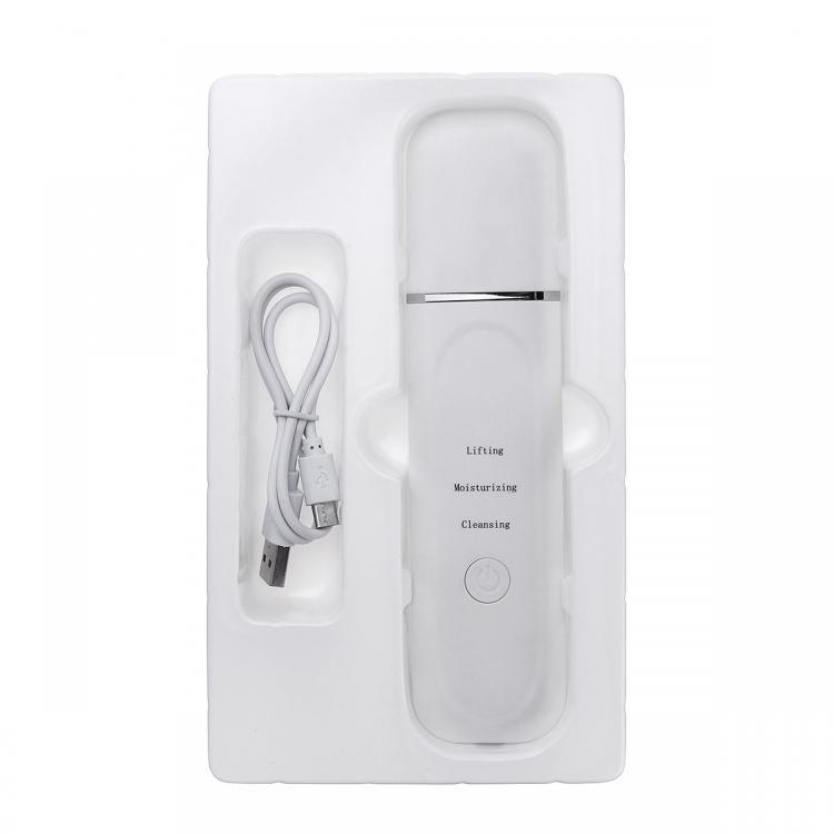 shopping טיפוח העור USB Ultrasonic Skin Peeling Scrubber Nose Blackhead Cleaner Facial Deep Cleaning Machine