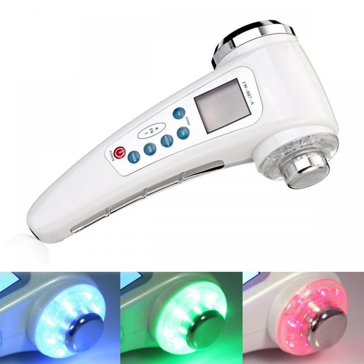 shopping טיפוח העור LuckyFine 4 in 1 Photon LED Light Ultrasonic Massager Face Beauty Machine Pores Cleaner