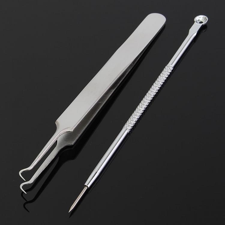 shopping טיפוח העור 7 Set to Choose Stainless Silver Blackhead Extractor Remover Facial Care Tool Blemish Acne Pimple