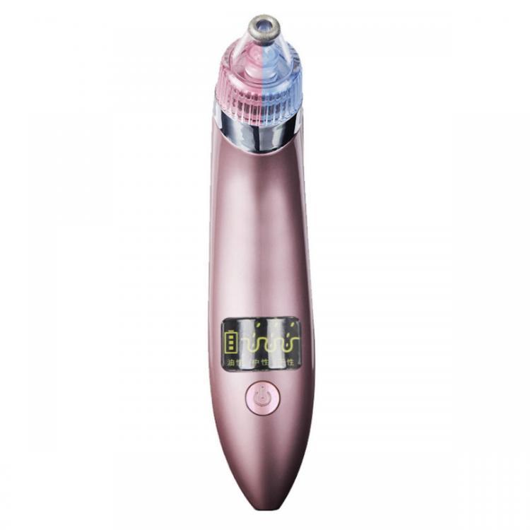 shopping טיפוח העור LED Light Vacuum Pore Cleaner Blackhead Pore Remover Electric Blackhead Suction Acne Care Device