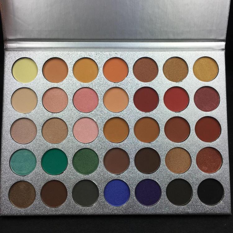 shopping איפור 35 Colors Eye Shadow Palette Matte Shimmer Makeup Long-Lasting