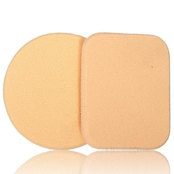 shopping איפור 2Pcs Facial Cosmetic Squishy Soft Makeup Sponge Powder Puffs Set