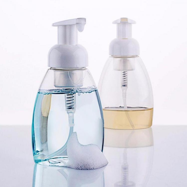 shopping איפור 300ml Foaming Bottle Fine Shampoo Lotion Refillable Bottles Foam Pump Soap Dispenser