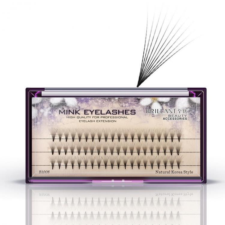shopping איפור 10D Black 8/9/10/12mm False Eyelash Individual Eyelashes Extension Cluster Kit Grafting Eyes Lashes