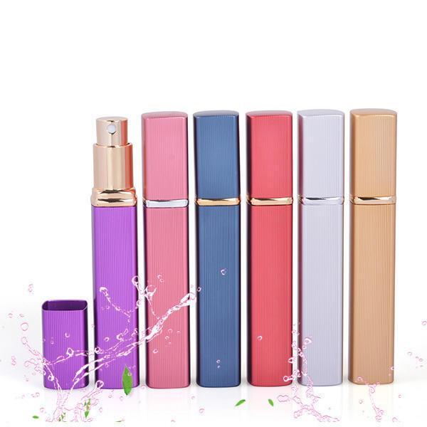 shopping איפור 12ml Aluminum Portable Travel Perfume Atomizer Spray Refillable Bottles Cosmetic Container