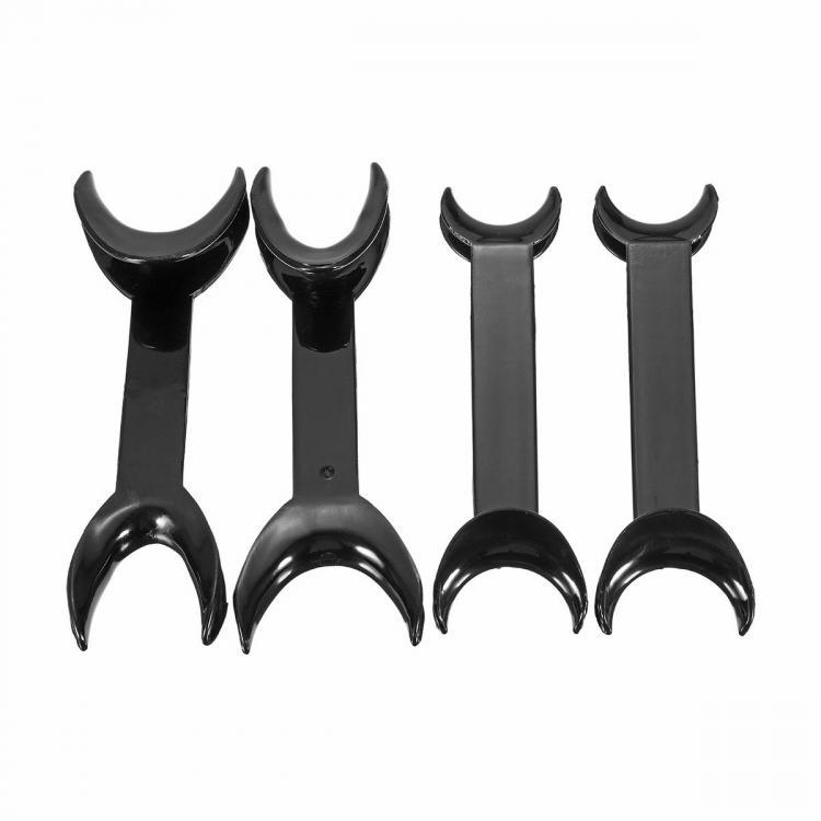 shopping טיפוח חלל הפה והשיניים 4pcs Durable Dental Double Headed T Shape Cheek Mouth Lip Retractor Opener