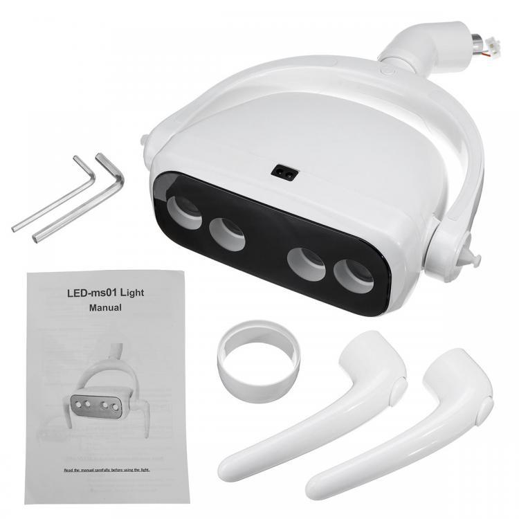 shopping טיפוח חלל הפה והשיניים 25000LM 22mm 12V-24V LED Oral Lamp Teeth Care Induction Light Dental Tools Unit Chair Accessories