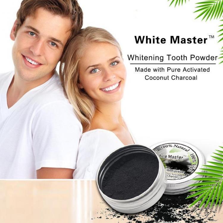 shopping טיפוח חלל הפה והשיניים 10g  White Maste Activated Carbon Coconut Shell To Tartar Smoke Stain Teeth Whitening Powder