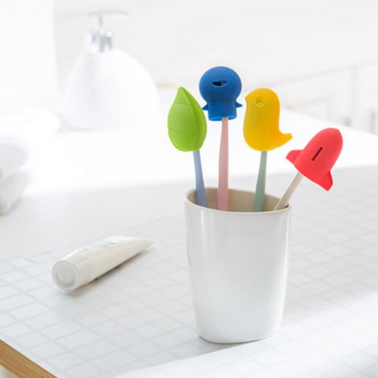 shopping טיפוח חלל הפה והשיניים Portable Cartoon Toothbrush Head Cover Protector Tooth Brush Head Storage Tool For Home Bathroom Traveling