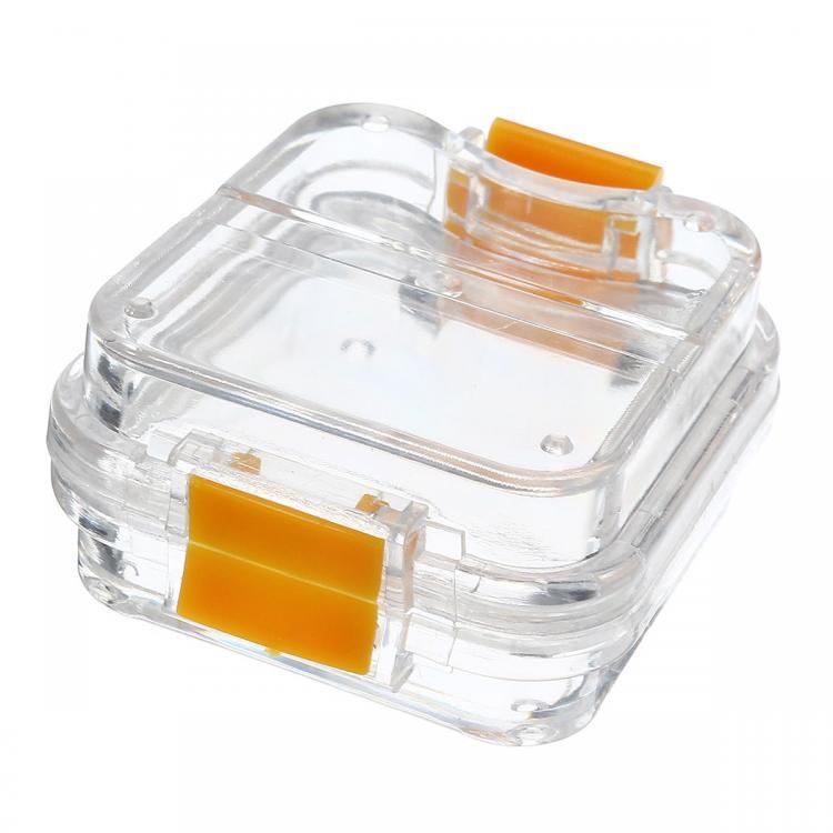 shopping טיפוח חלל הפה והשיניים Mini Durable Convenient Plastic Denture Retainer Box Fully Protect The Stability And Shape
