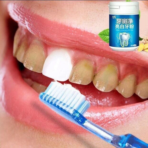 shopping טיפוח חלל הפה והשיניים Whitening Light Yellow Tooth Washing Powder