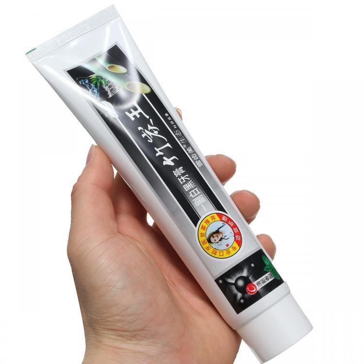 shopping טיפוח חלל הפה והשיניים 160g Black Bamboo Charcoal Tooth Whitening Cleaning Toothpaste Insect-resistant