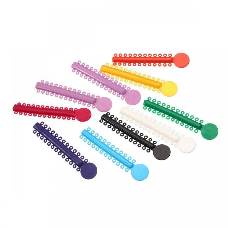 shopping טיפוח חלל הפה והשיניים Colorful Rubber Band Dental Orthodontic Materials Ligature Ties Elastic Dentist Prod