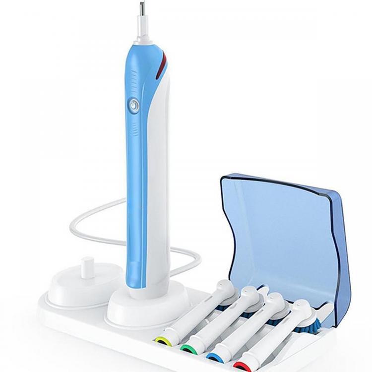 shopping טיפוח חלל הפה והשיניים Toothbrush Holder Brush Head Storage Organizer Charger Stand For Braun Oral-B