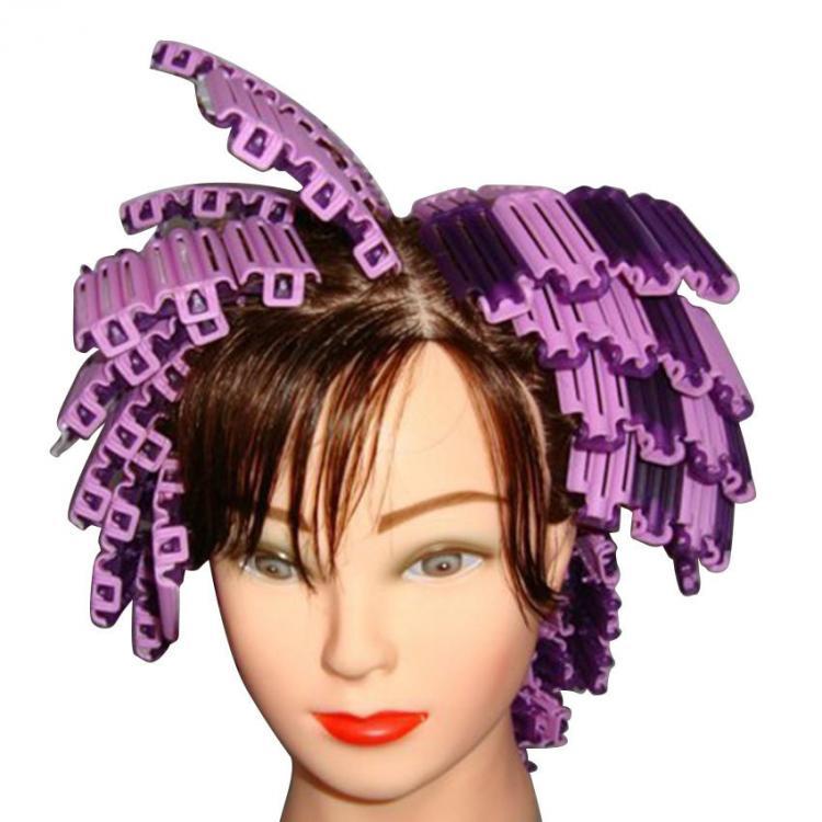 shopping שיער ואביזרים Hair Clip Hairdressing Styling Wave Perm Rod Corn Curler Maker DIY Tool