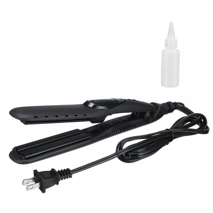 shopping שיער ואביזרים 120-200℃ 51W Electric Tourmaline Ceramics Steam Hair Straightener Brush Comb Iron