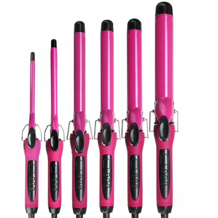 shopping שיער ואביזרים 360&deg; Rotating Electric Hair Salon Curler Tool Ceramic Curling Iron Wand
