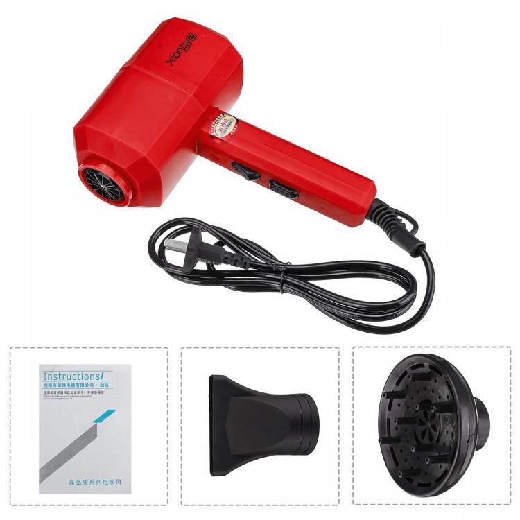 shopping שיער ואביזרים 2000w Hair Dryer Household Hair Dryer Negative Ion Hammer Hair Dryer